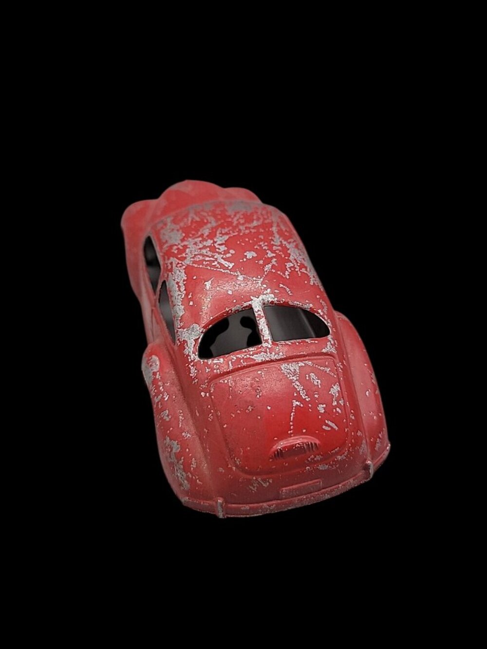 Vtg Slik-Toys Cast Aluminum Split Window Sedan Car Toy Lansing Iowa Red 9600 - Picture 3 of 13
